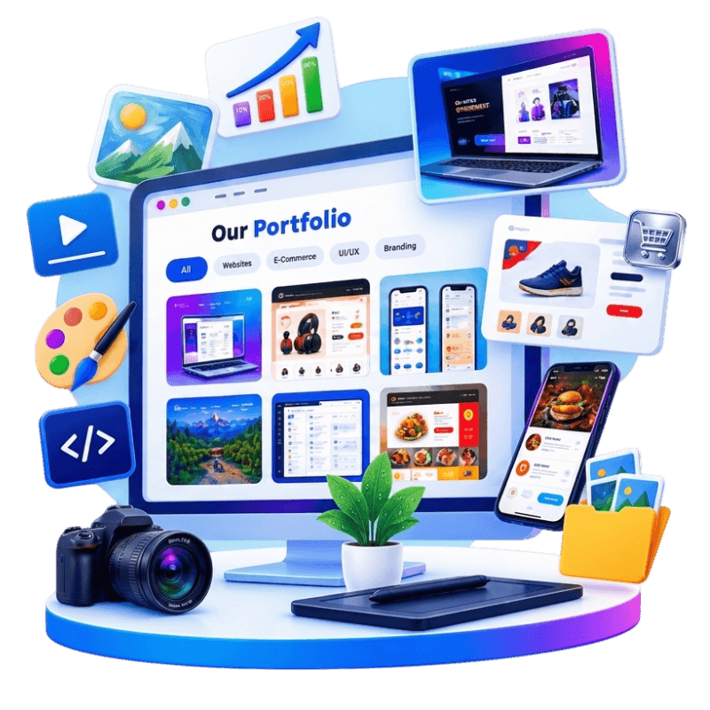 UI/UX design illustration